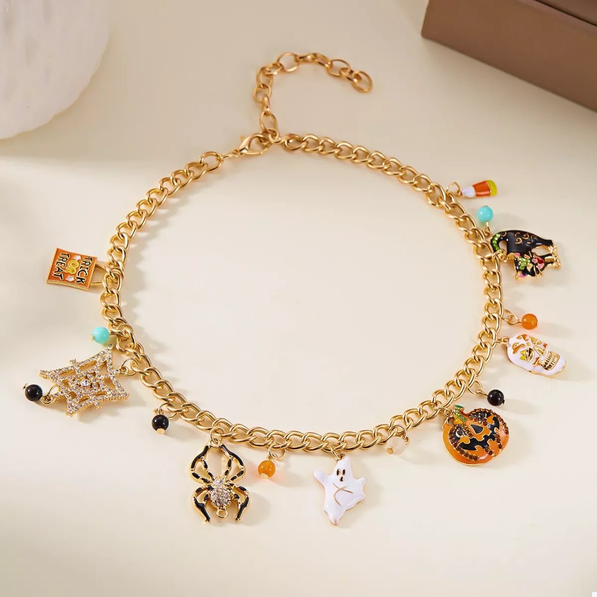 18K Gold - Plated Halloween Theme Bracelet - Style Chic Couture
