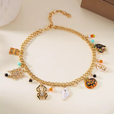 18K Gold - Plated Halloween Theme Bracelet - Style Chic Couture