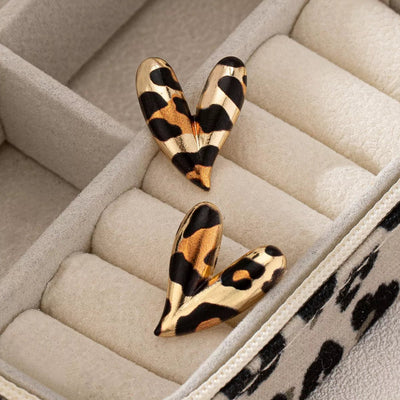 4 Pair Heart Stud Earrings - Style Chic Couture