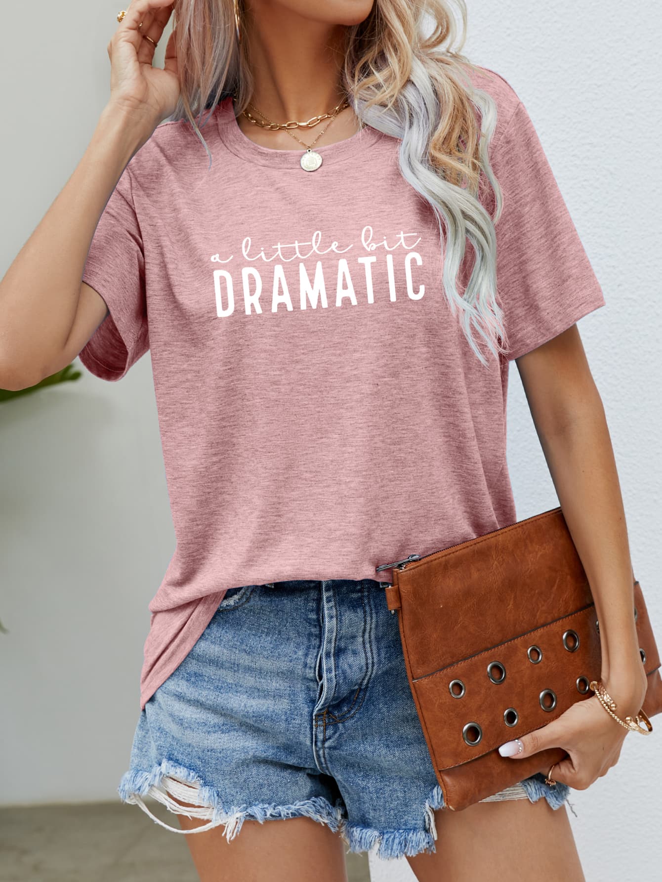 A LITTLE BIT DRAMATIC Graphic Tee - Style Chic Couture