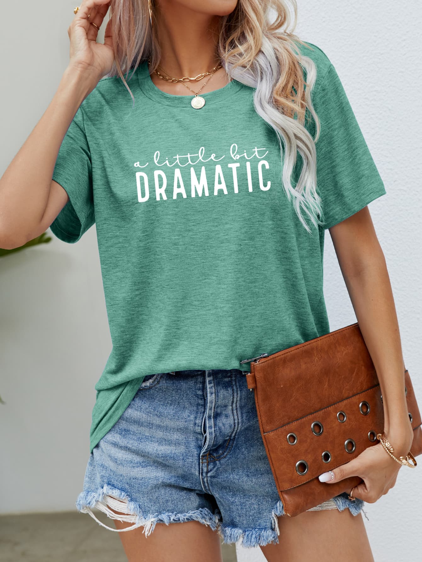 A LITTLE BIT DRAMATIC Graphic Tee - Style Chic Couture