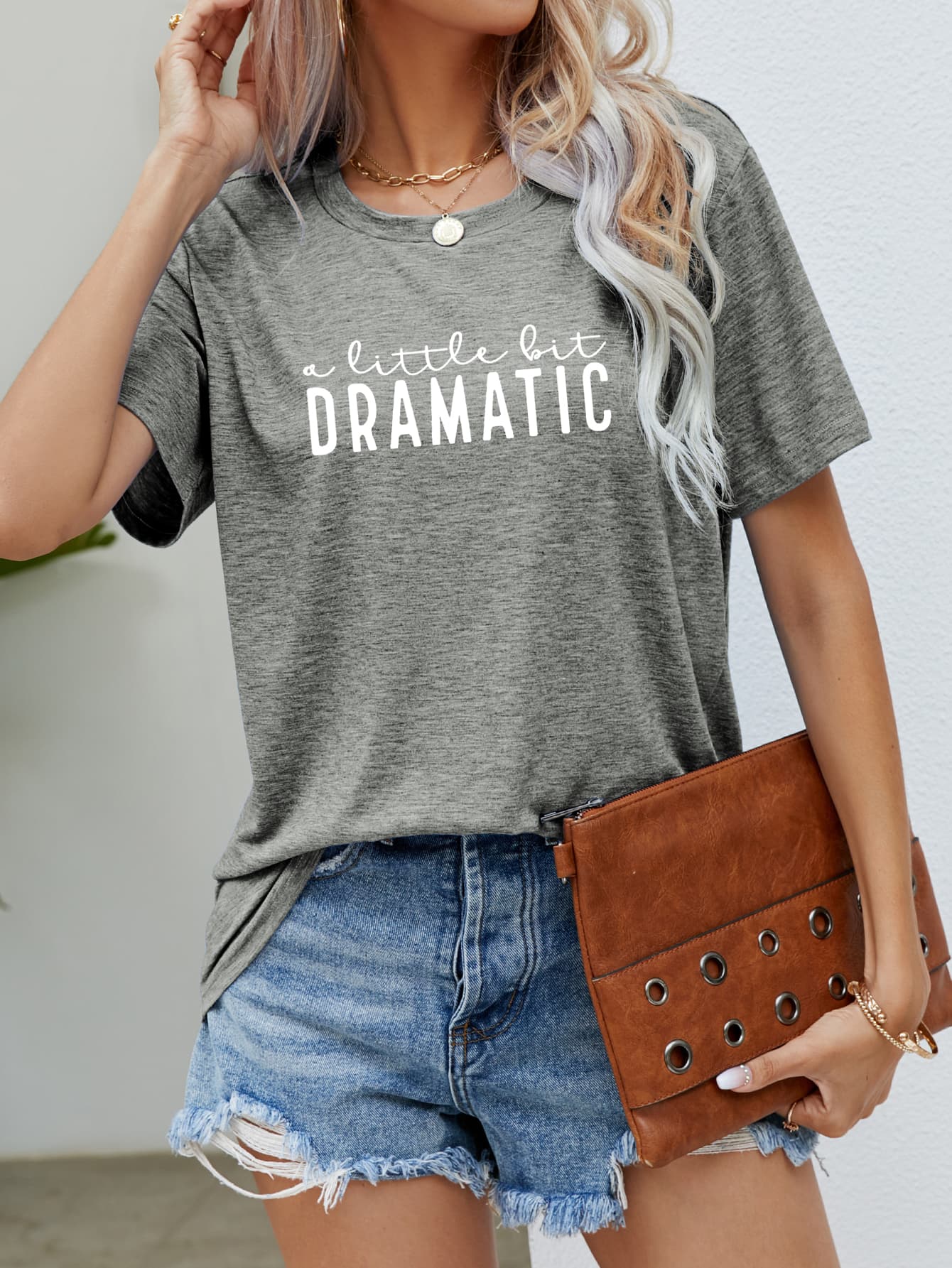 A LITTLE BIT DRAMATIC Graphic Tee - Style Chic Couture