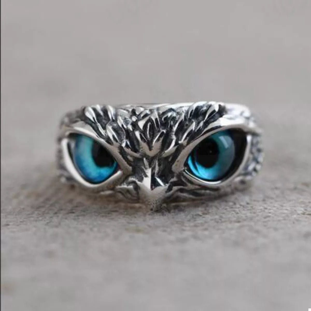 Alloy Owl Eyes Ring - Style Chic Couture