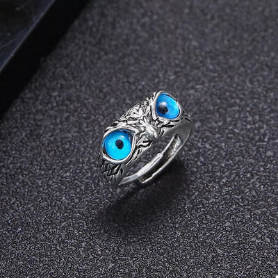 Alloy Owl Eyes Ring - Style Chic Couture
