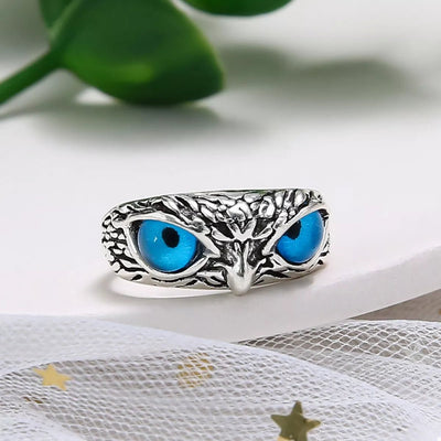 Alloy Owl Eyes Ring - Style Chic Couture