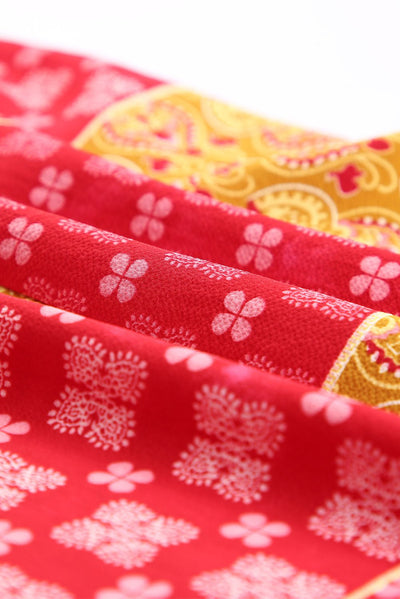 Bohemian Patchwork Drawstring Wide Leg Pants - Style Chic Couture