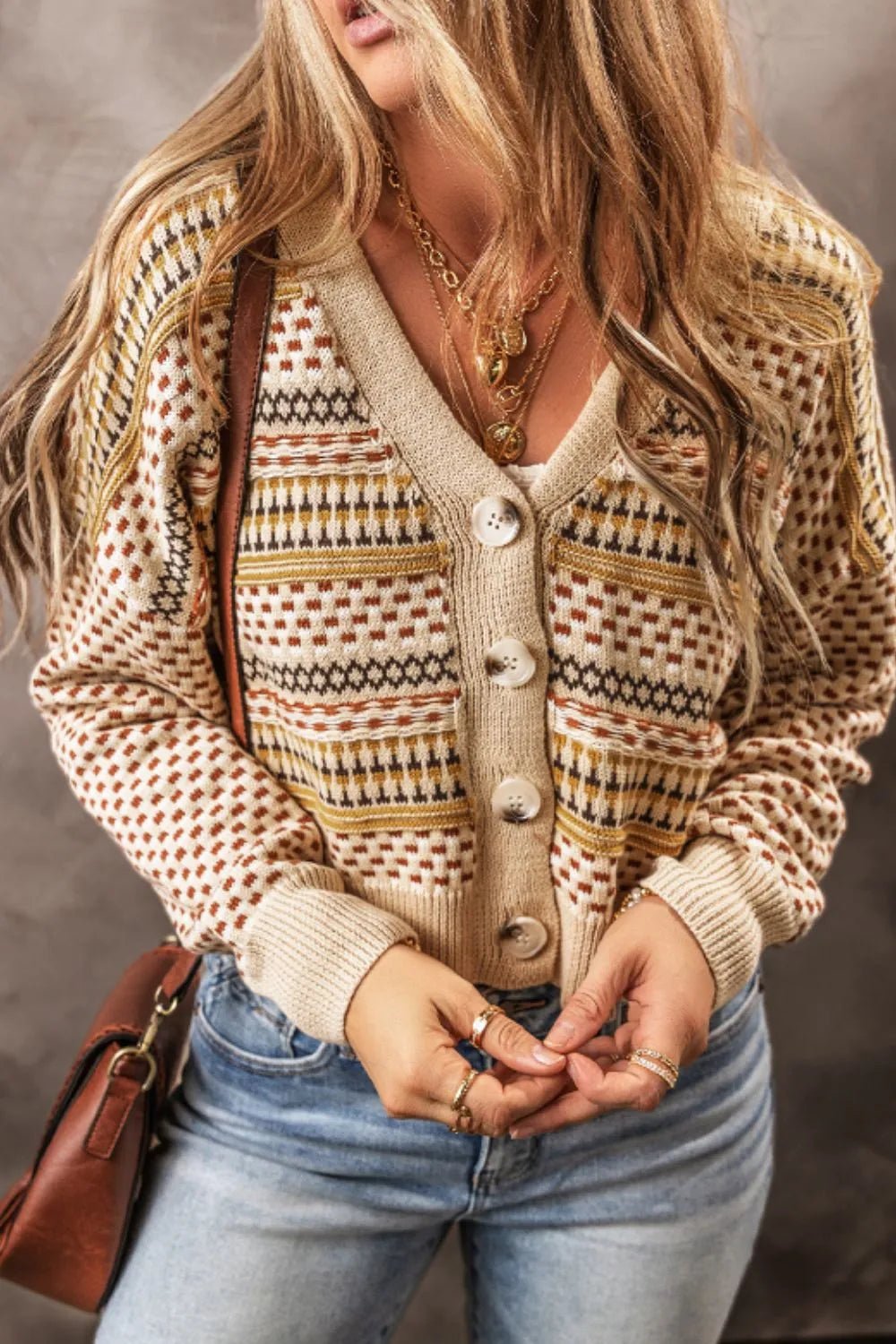 Button Down Long Sleeve Cardigan - Style Chic Couture