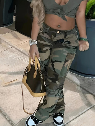 Stealthy Style: Camo Cargo Pants