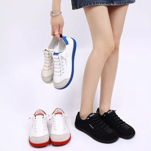 Contrast Lace Up Sneakers