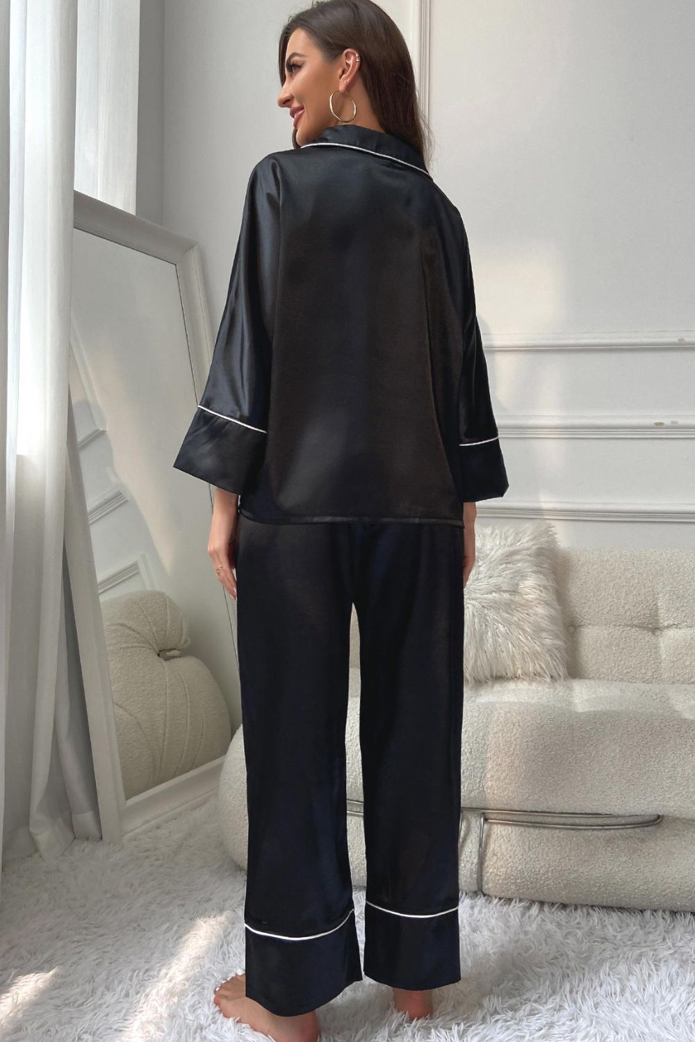 Ultra Chic Button-Up Pajama Set