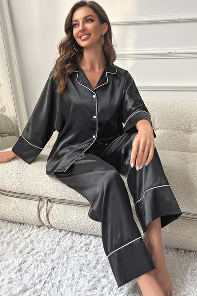 Ultra Chic Button-Up Pajama Set