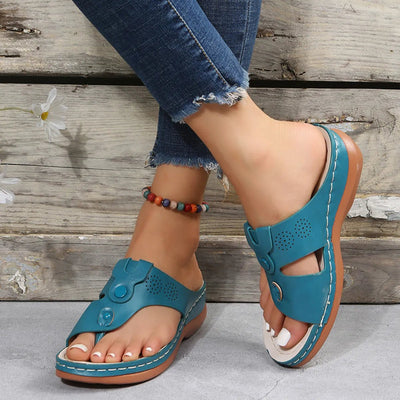 Cutout Wedge Sandals - Style Chic Couture