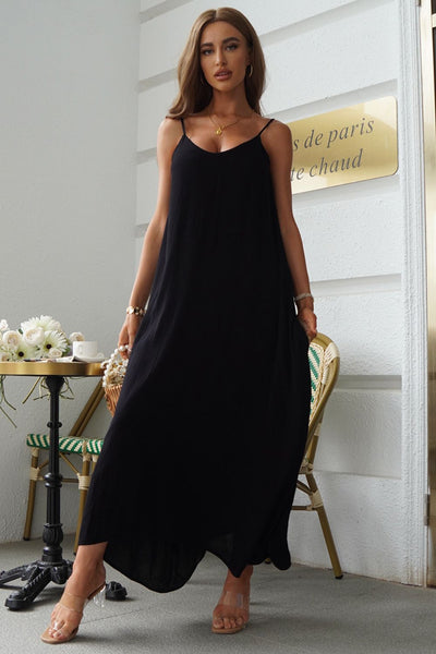 Devine Spaghetti Strap Maxi Dress - Style Chic Couture
