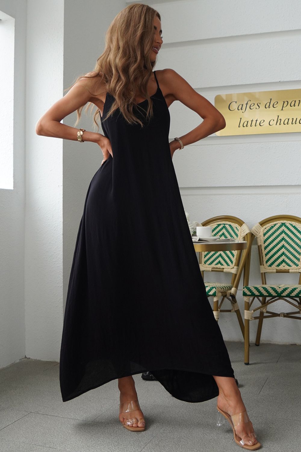 Devine Spaghetti Strap Maxi Dress - Style Chic Couture