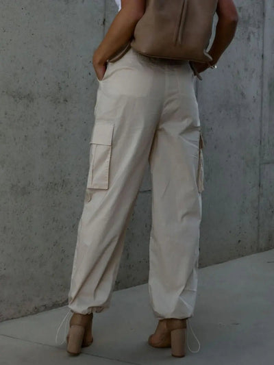 Drawstring Pants with Pockets - Style Chic Couture