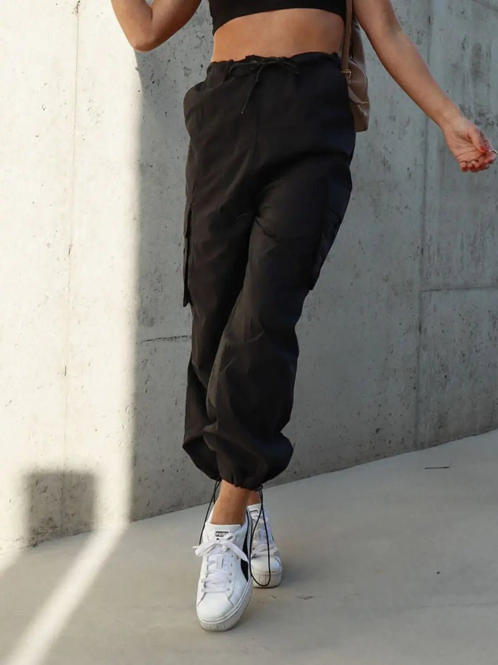 Drawstring Pants with Pockets - Style Chic Couture