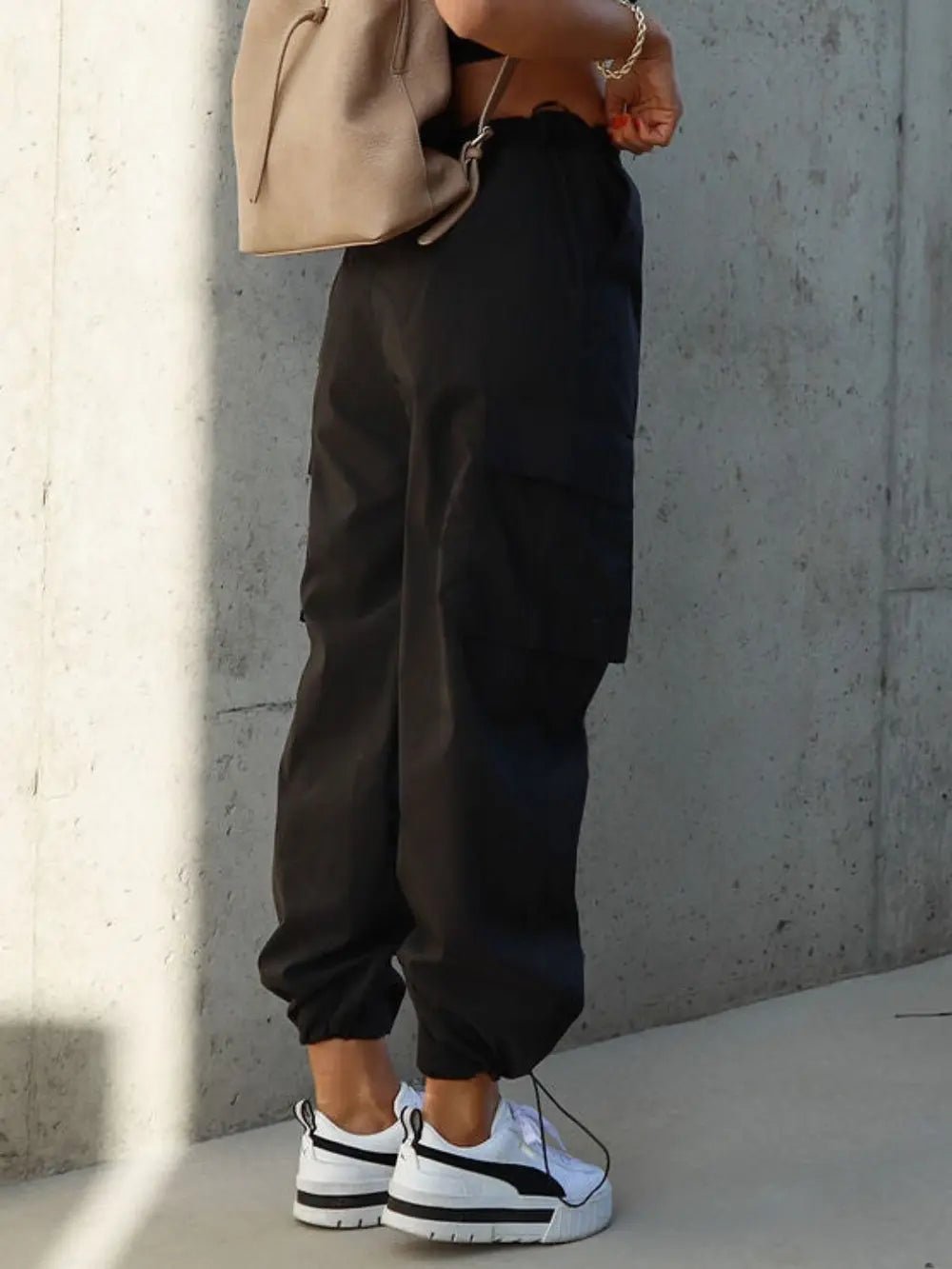Drawstring Pants with Pockets - Style Chic Couture