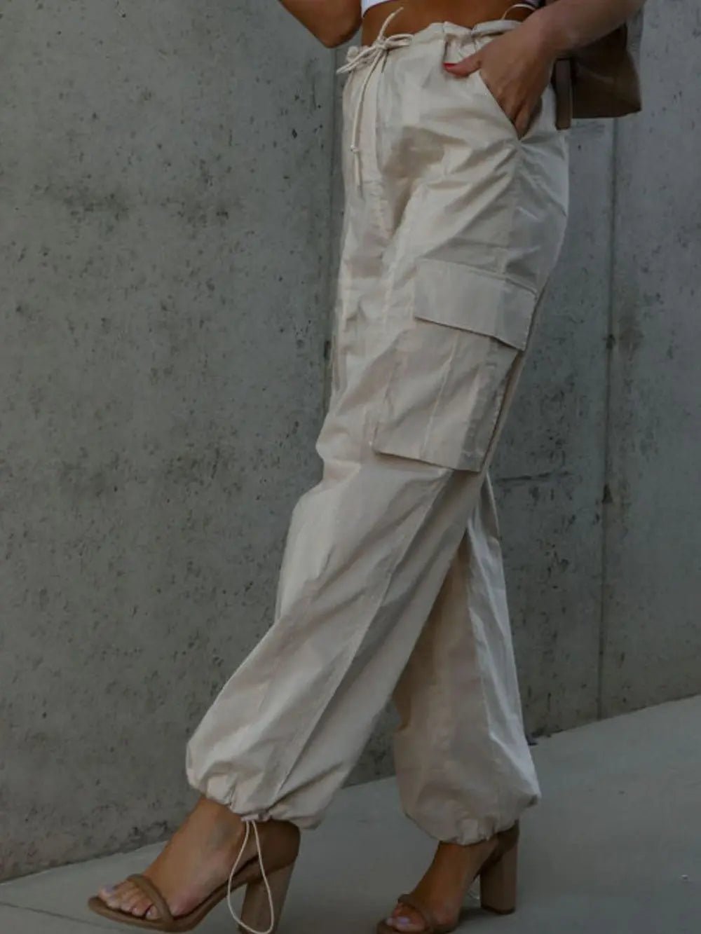 Drawstring Pants with Pockets - Style Chic Couture