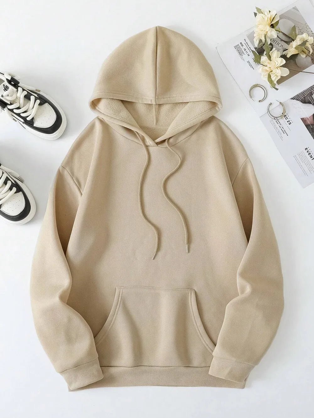 FAITH OVER FEAR Dropped Shoulder Hoodie - Style Chic Couture