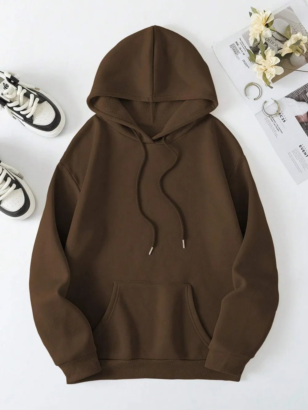 FAITH OVER FEAR Dropped Shoulder Hoodie - Style Chic Couture