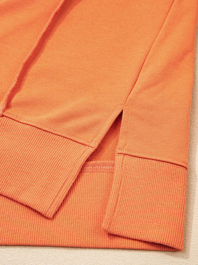 Floral Patchwork Hoodie with Drawstring - Style Chic Couture