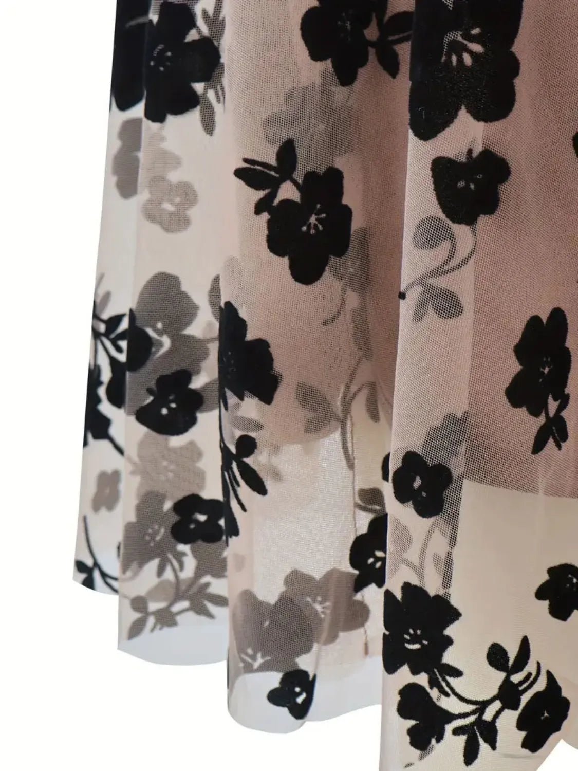 Floral Print High Waist Mini Skirt - Style Chic Couture
