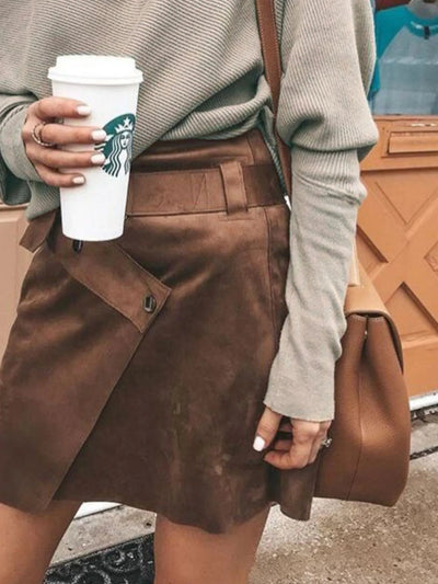 Full Size One - Shoulder Ribbed Sweater Plus Size - Style Chic Couture