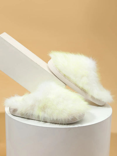 Cozy Fuzzy Toe Slippers - 90 characters.