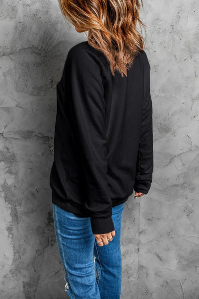 Ghost Long Sleeve Sweatshirt - Round Neck
