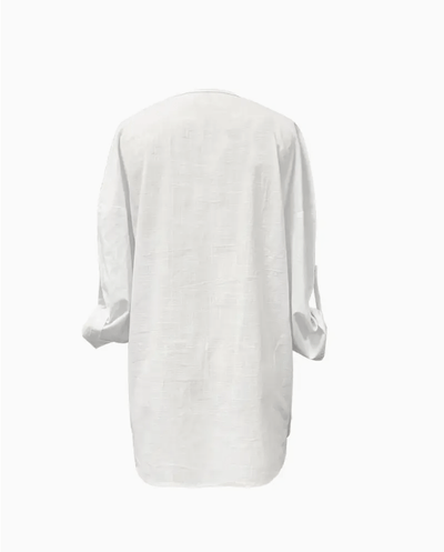 Global Women's Stylish Casual Plain Comfortable Pocket Sweater Long Top With Light Sheer. - Style Chic Couture