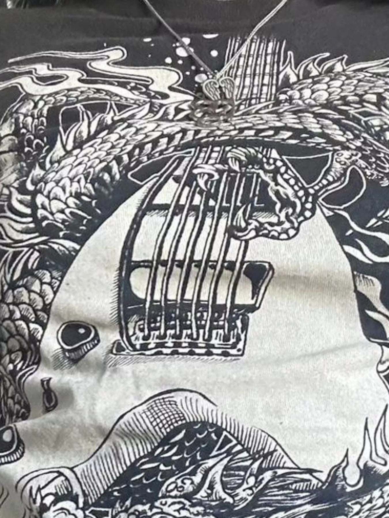 Graphic Round Neck Long Sleeve T-Shirt - Style Chic Couture