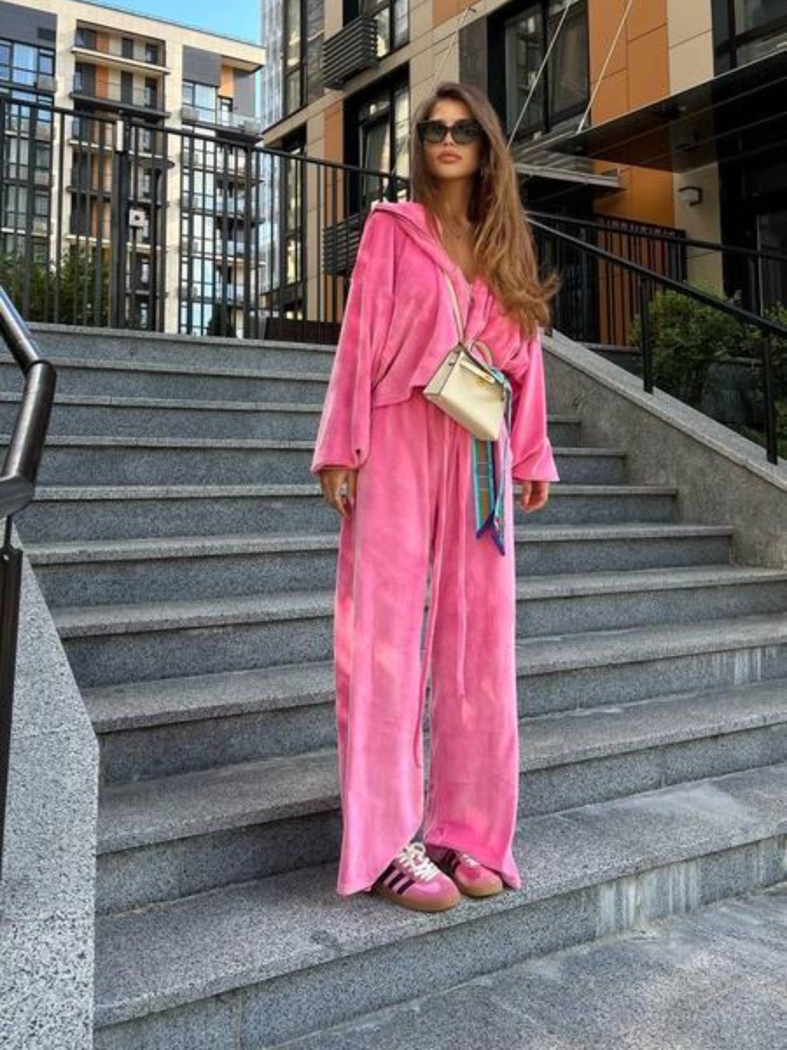 Hooded Jacket and Pants Set - Style Chic Couture