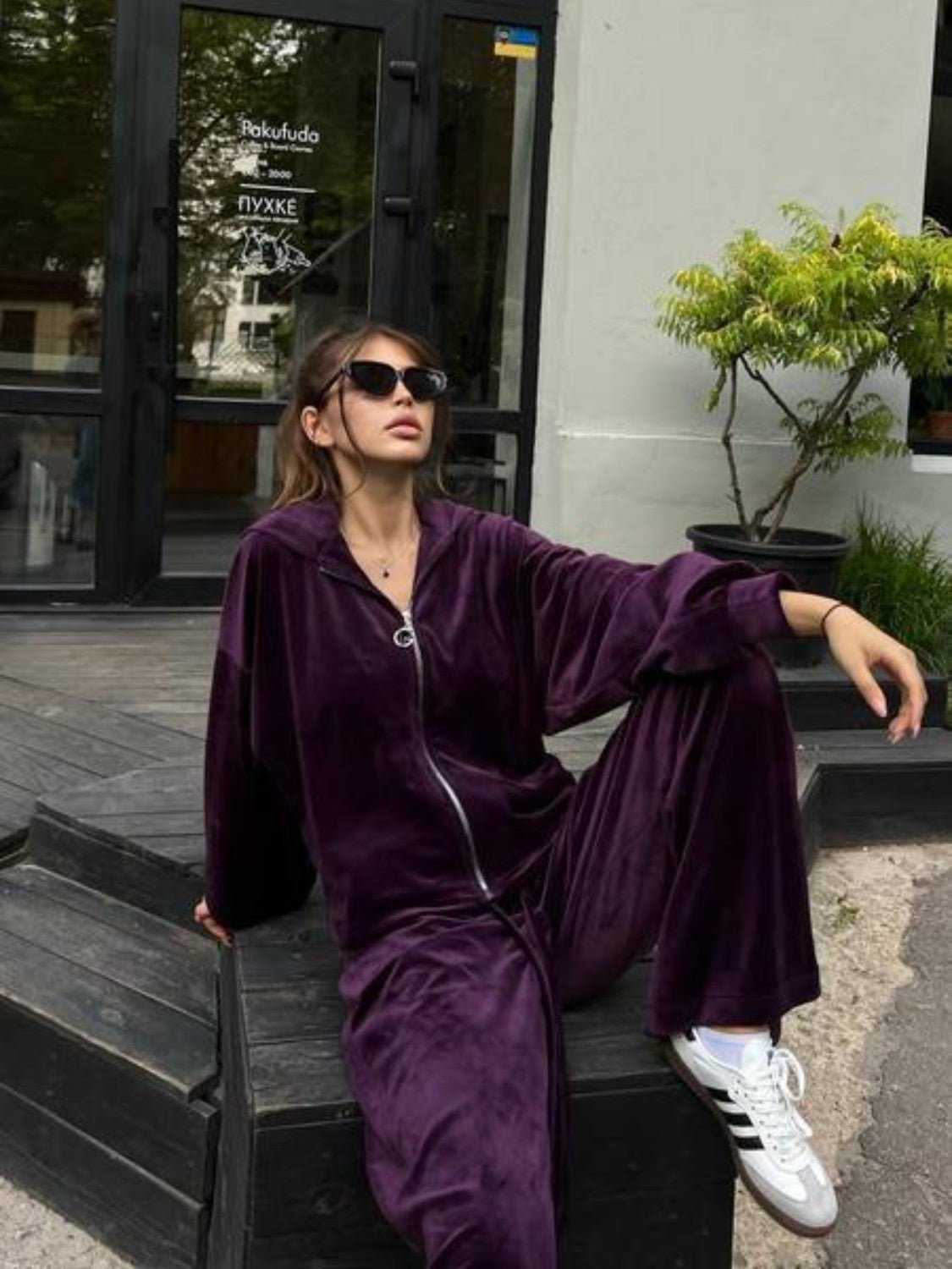 Hooded Jacket and Pants Set - Style Chic Couture