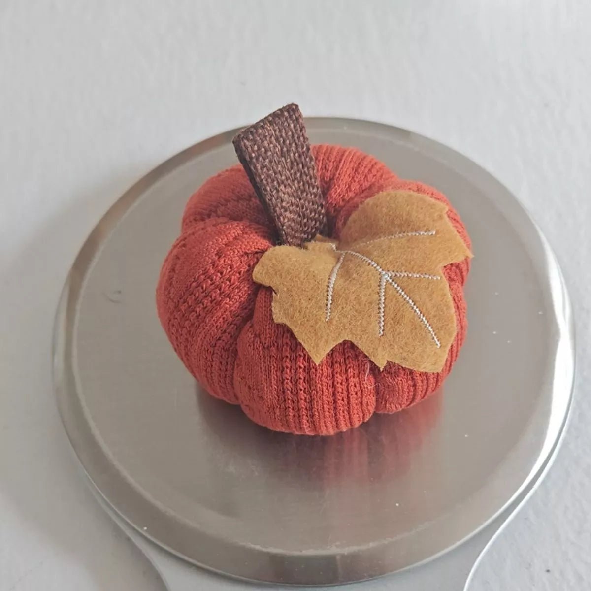 Handmade Knitted Pumpkin Ornaments