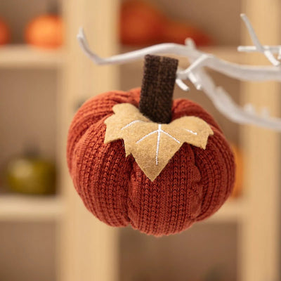 Handmade Knitted Pumpkin Ornaments