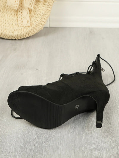 Lace - Up High Heel Sandals - Style Chic Couture