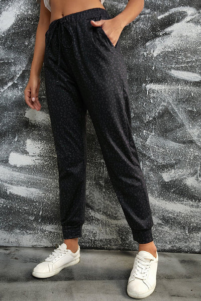 Leopard Print Joggers with Pockets - Style Chic Couture