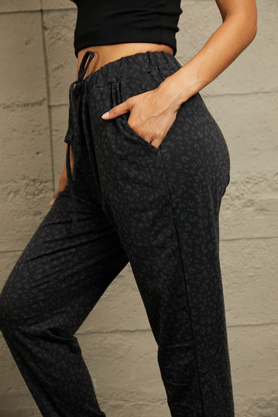Leopard Print Joggers with Pockets - Style Chic Couture