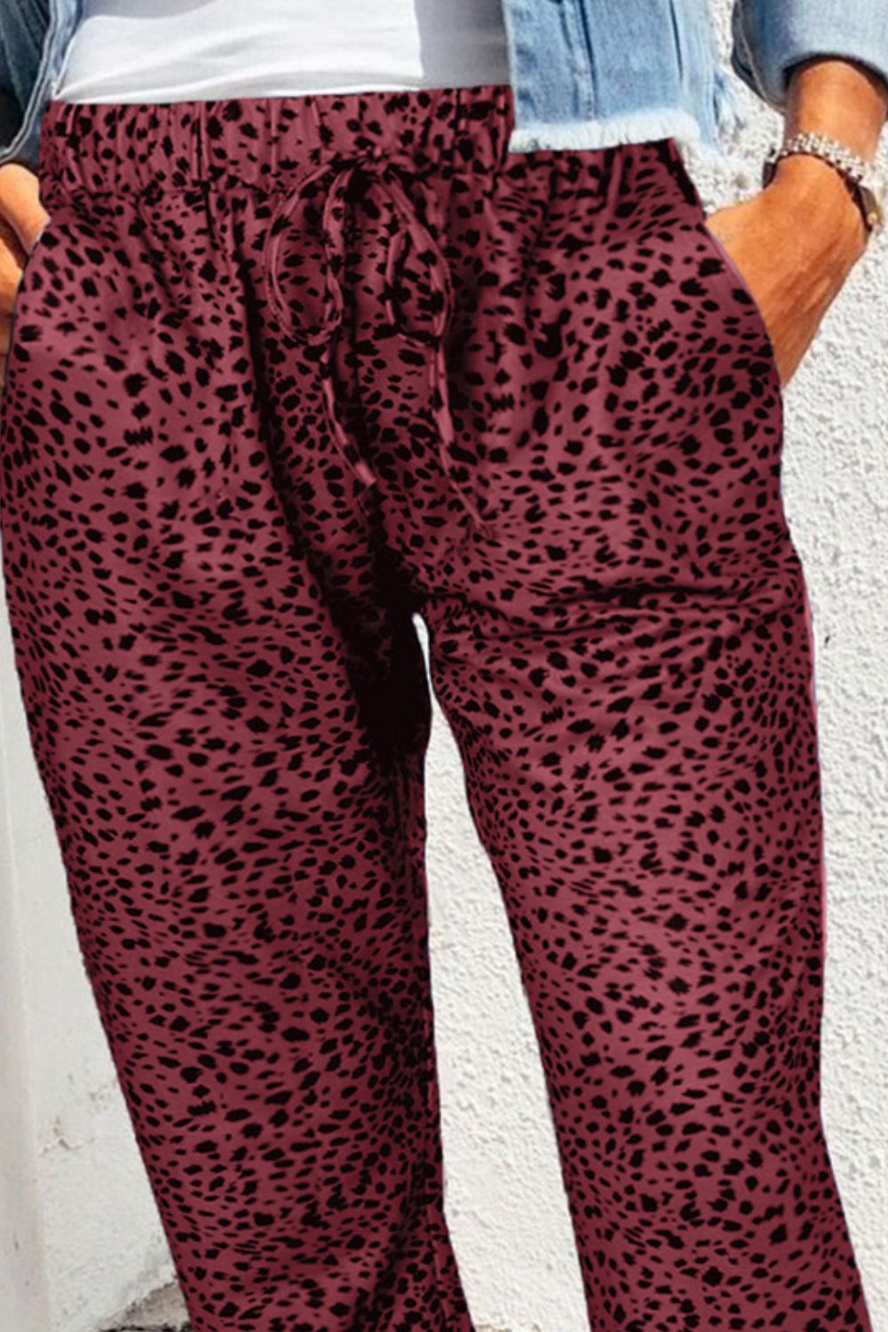 Leopard Print Joggers with Pockets - Style Chic Couture