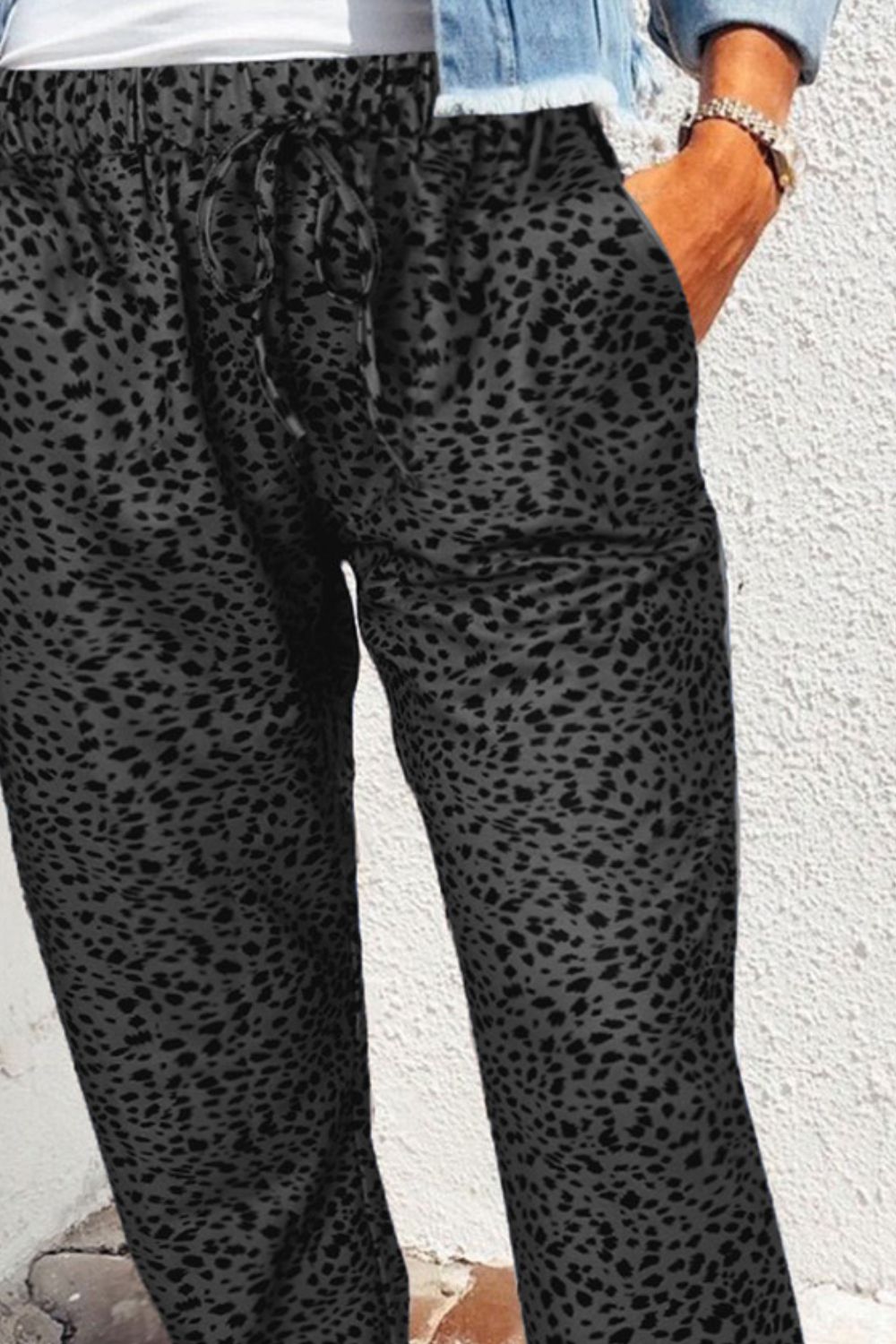 Leopard Print Joggers with Pockets - Style Chic Couture