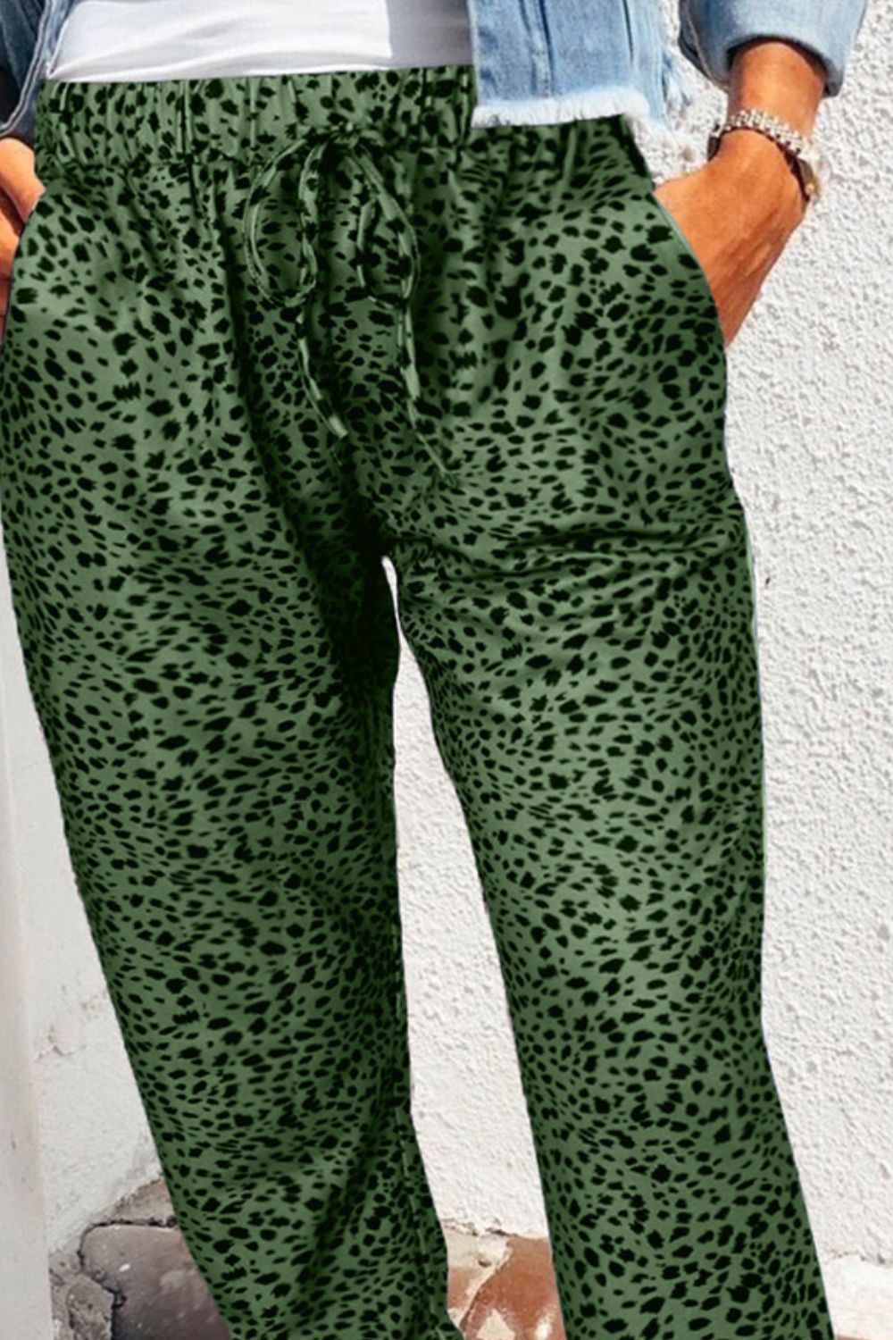 Leopard Print Joggers with Pockets - Style Chic Couture