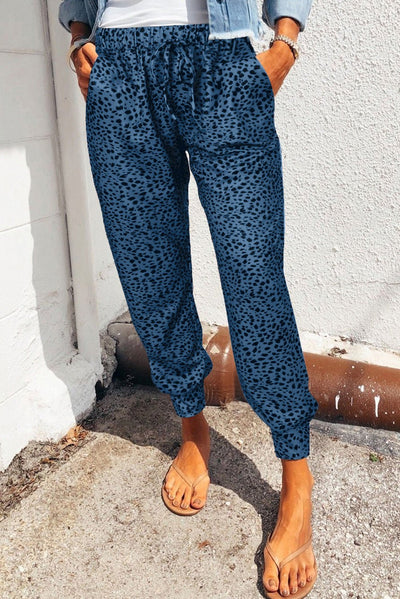 Leopard Print Joggers with Pockets - Style Chic Couture