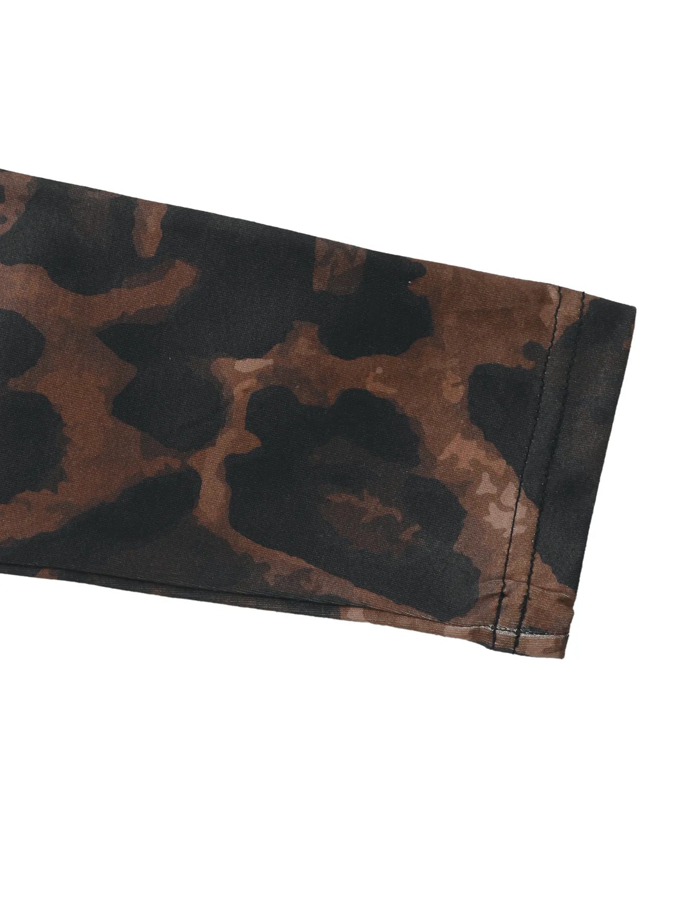 Leopard Round Neck Top and Skirt Set - Style Chic Couture