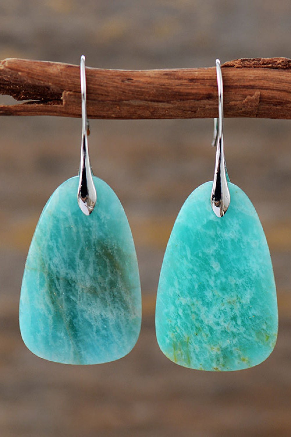 Natural Stone Dangle Earrings - Style Chic Couture