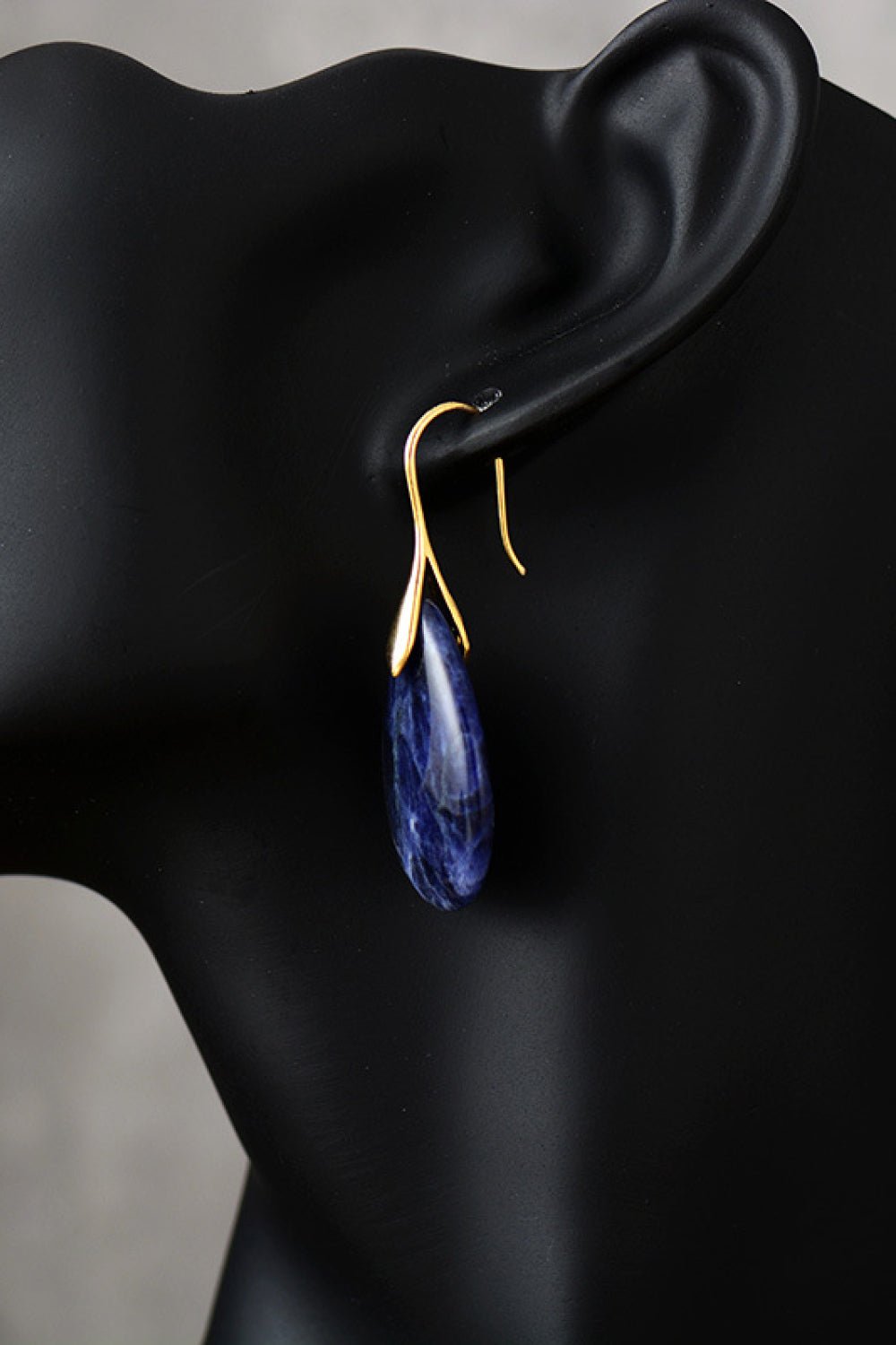Natural Stone Teardrop Earrings - Style Chic Couture