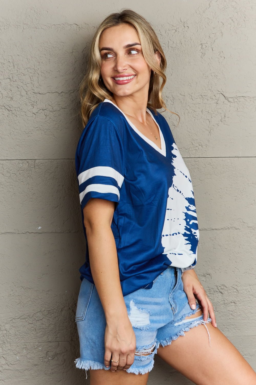 Plus Size V - Neck Tee Shirt - Style Chic Couture