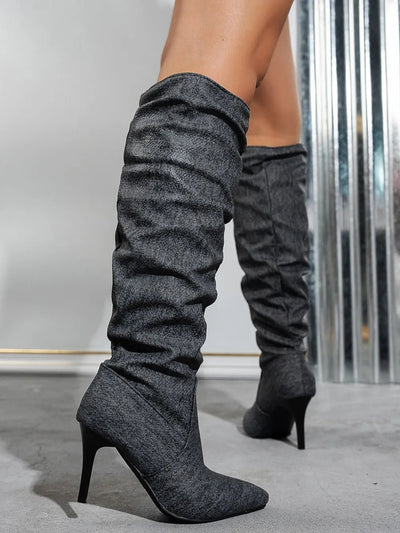 Sharp Steps: Point Toe Stiletto Boots