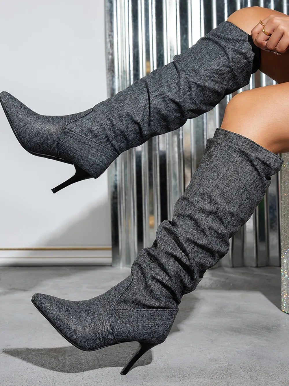 Sharp Steps: Point Toe Stiletto Boots