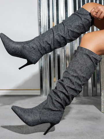 Sharp Steps: Point Toe Stiletto Boots
