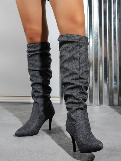 Sharp Steps: Point Toe Stiletto Boots